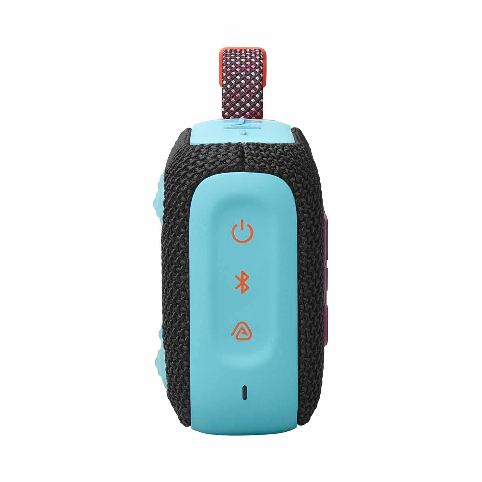 JBL Go 4 Bluetooth Speaker - Black/Orange