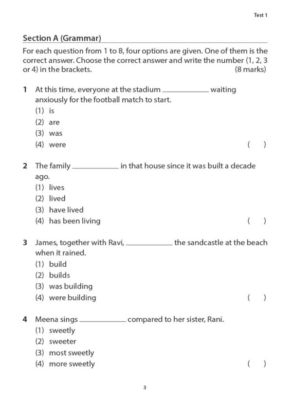Primary 3 English Excel in Paper 2 – Language Use and Comprehension