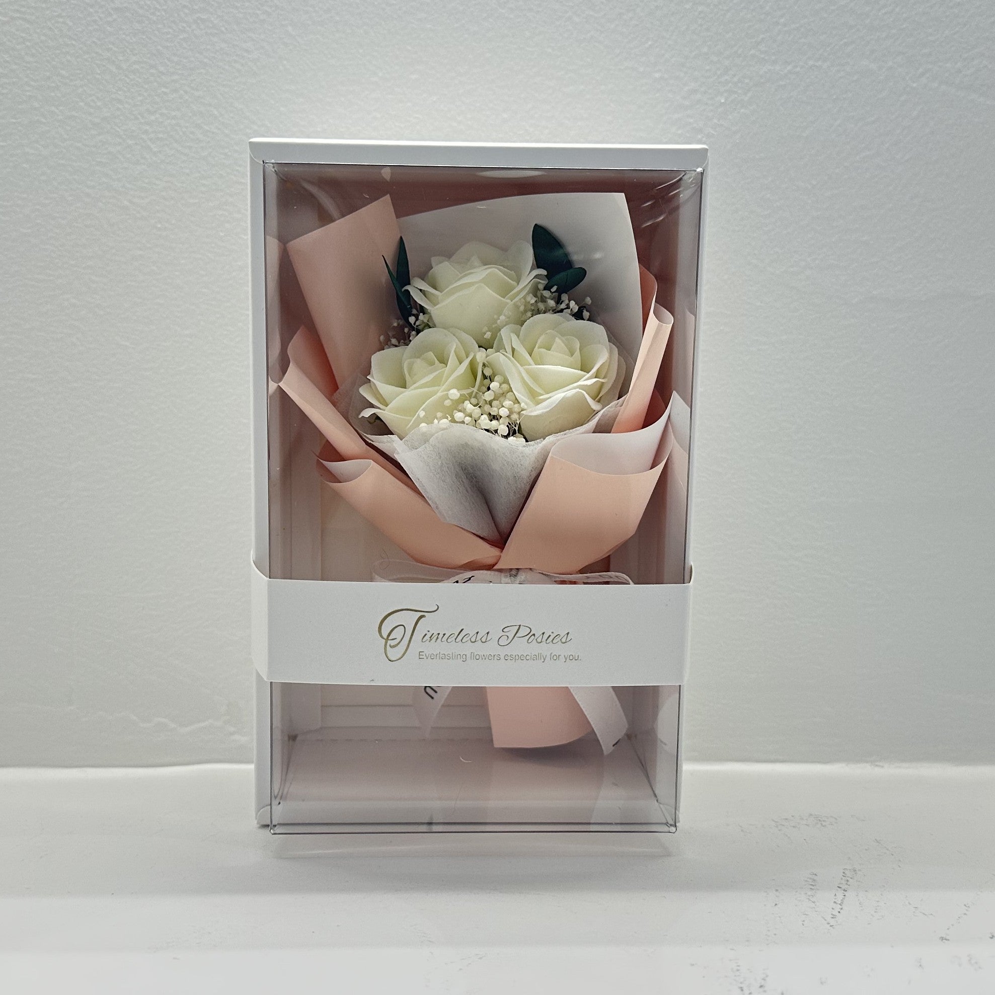 SOAP ROSE BOUQUET 3PC 3075