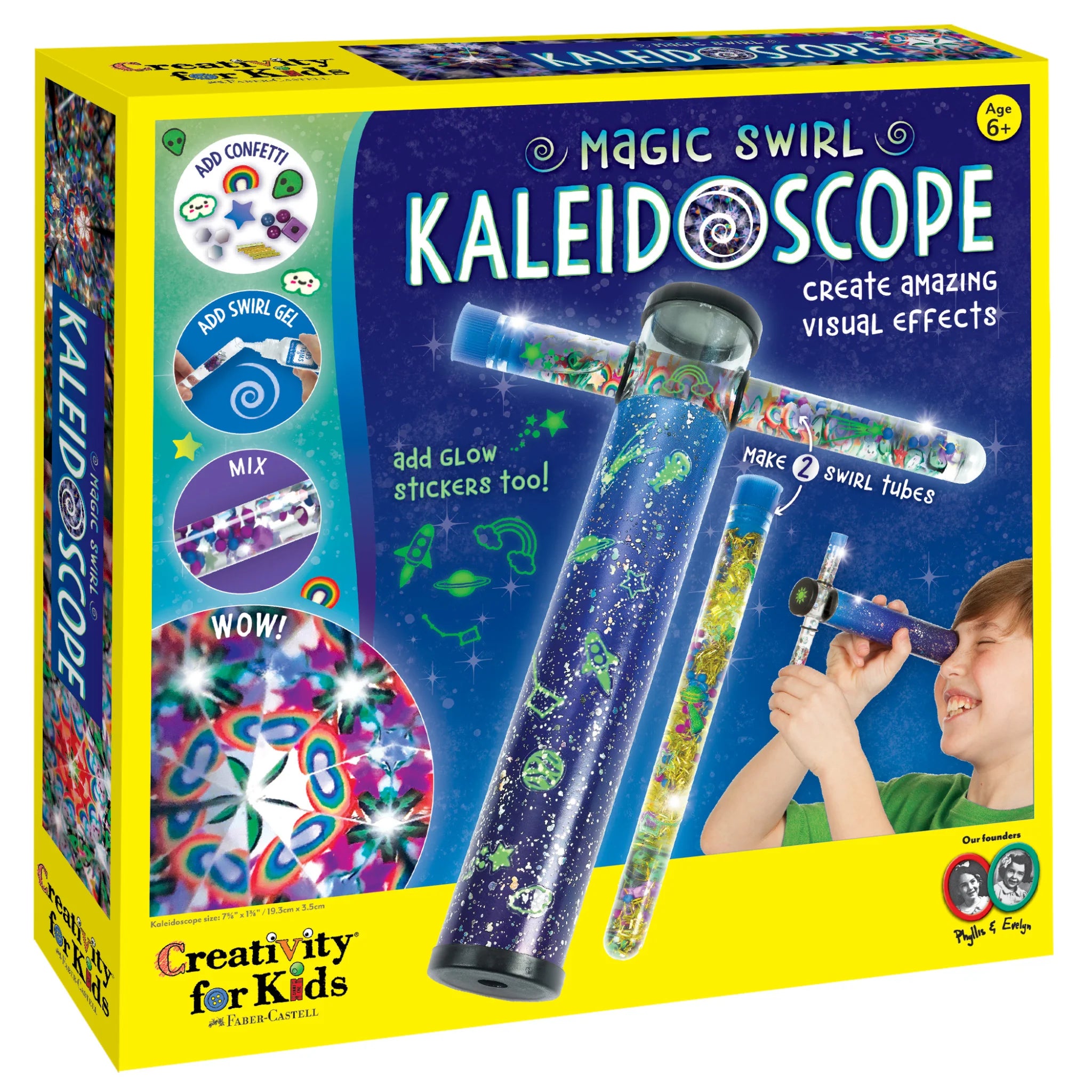 Faber-Castell Creativity For Kids, Magic Swirl Kaleidoscope-6300