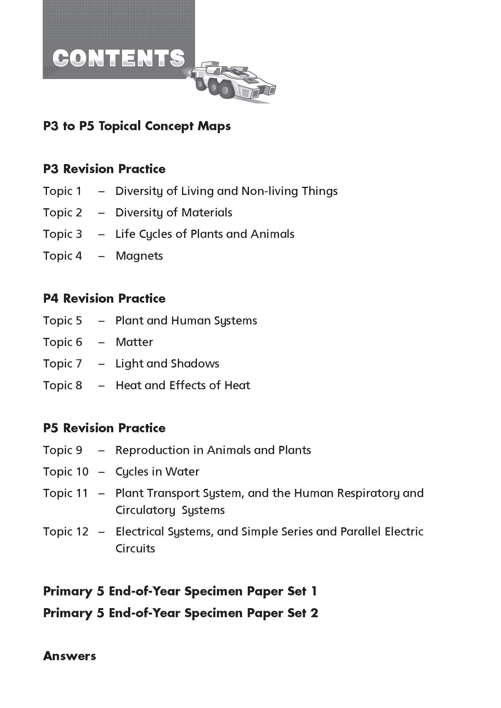 Primary 5 Science Exam Power Pack