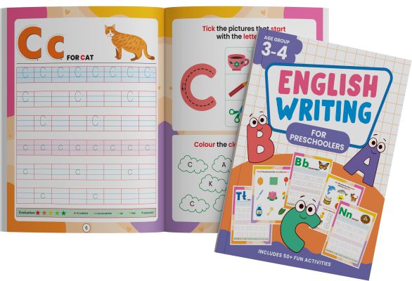 English Writing For Preschoolers (Age 3-4)
