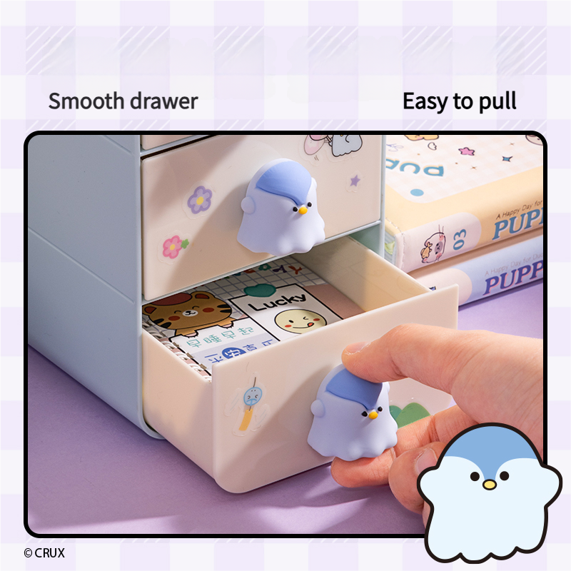 Obakenu Desktop 3Drawer Blu