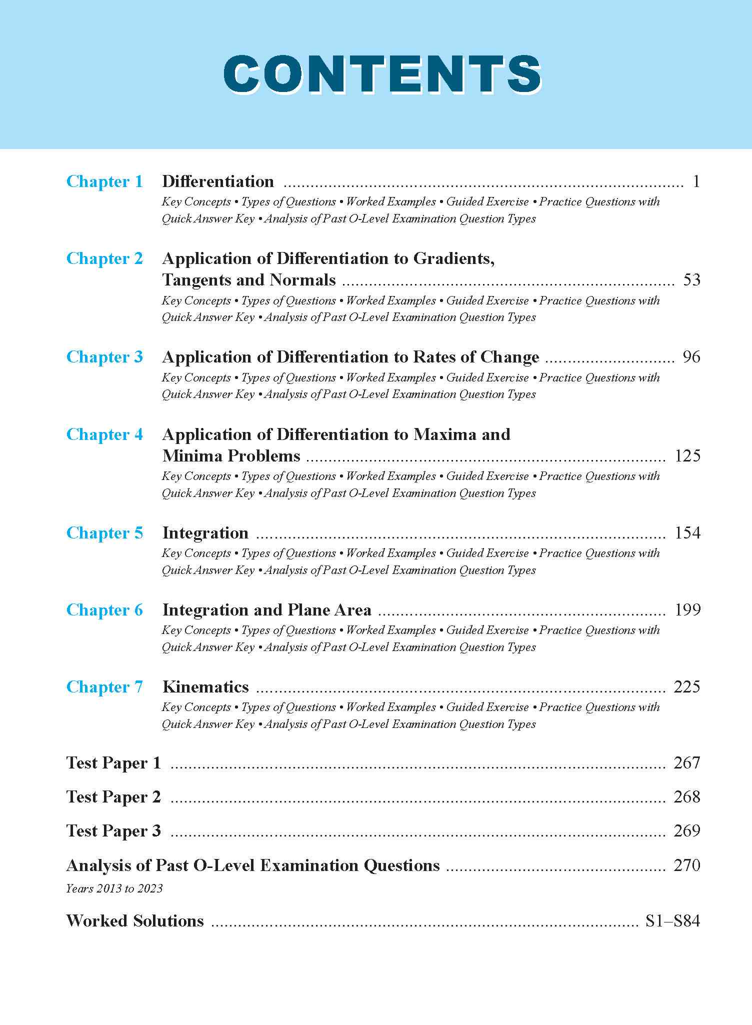 Study Smart Additional Mathematics Calculus For Upper Secondary Levels