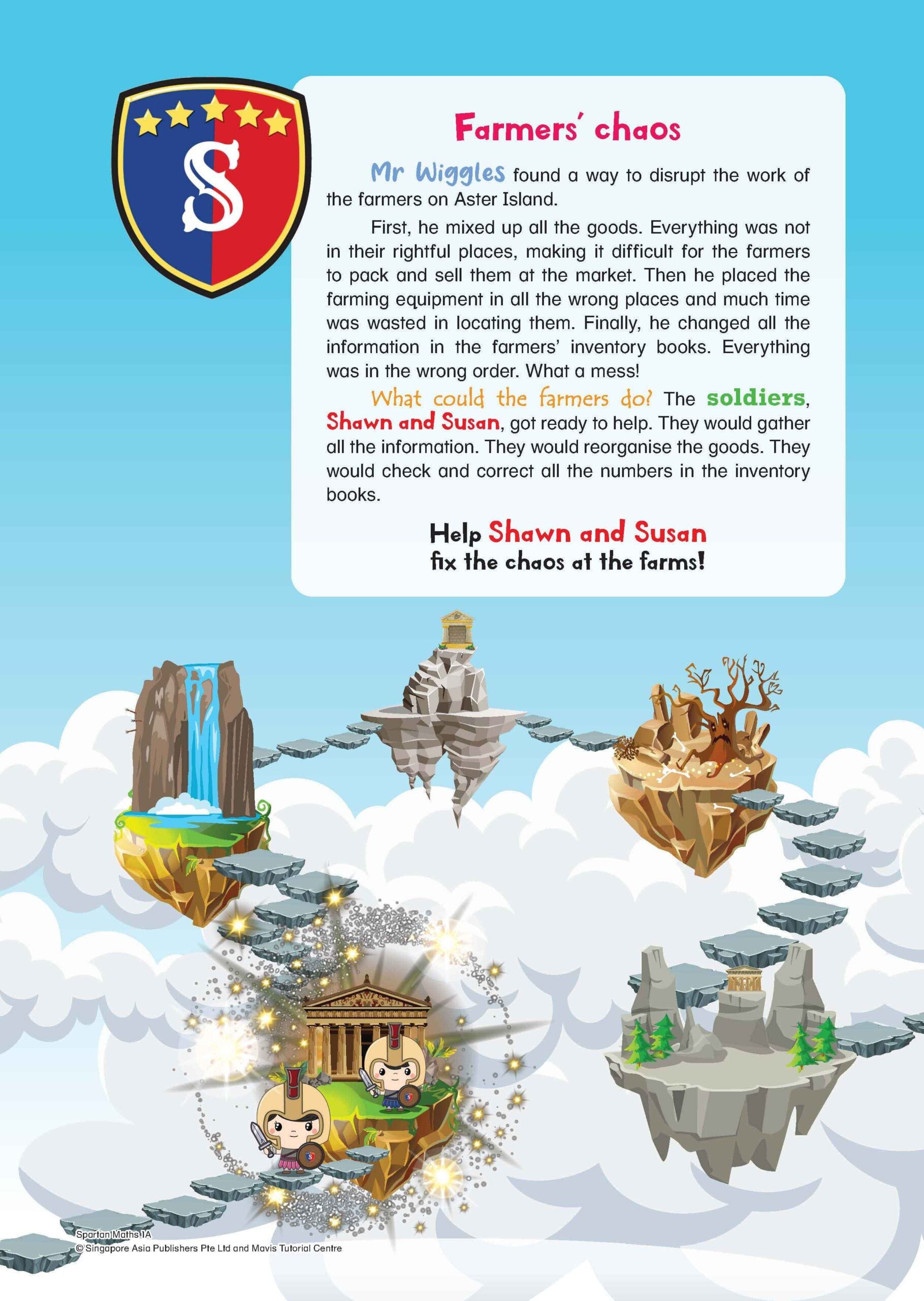 Primary 1A Spartan Maths (Levels 1 to 10)