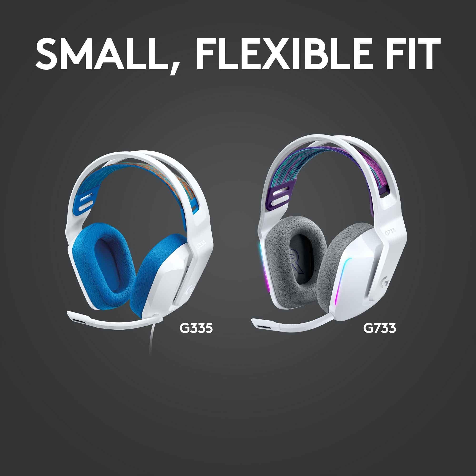 Logitech G335 Wired Gaming Headset - White