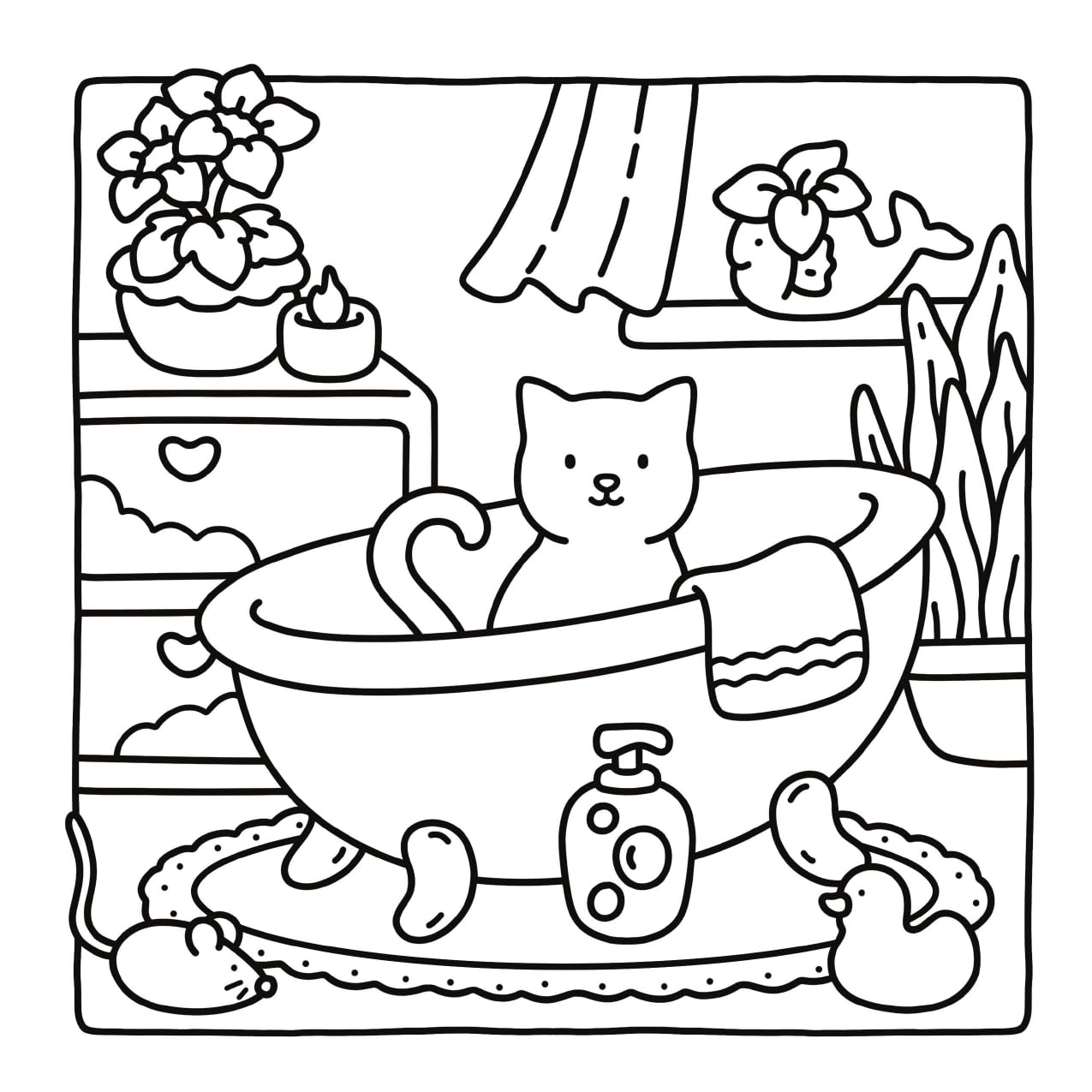 Cat Moments: Meow Life Coloring Book (Paperback – Coloring Book)