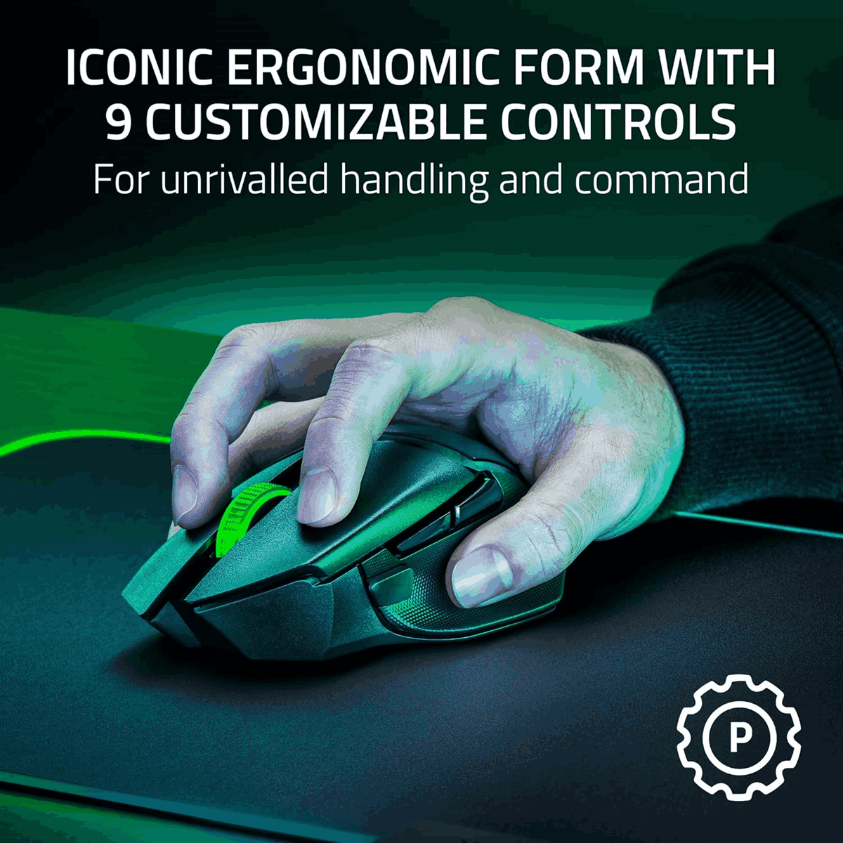 Razer Basilisk V3 X HyperSpeed Wireless Ergonomic Gaming Mouse