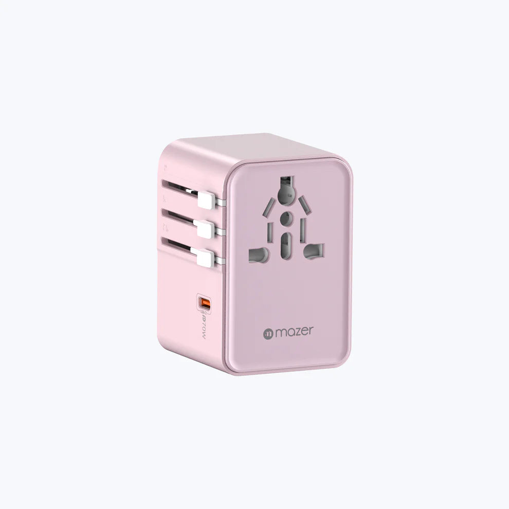 Mazer M-IFTravel170PD-PK InfiniteTravel GaN PD70W 3C+2A World Travel Charger (Pink)