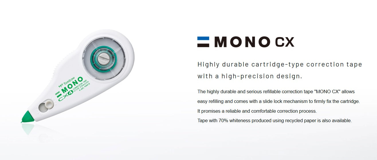 TOMBOW MONO REFILLABLE CORRECTION TAPE CT-CX5