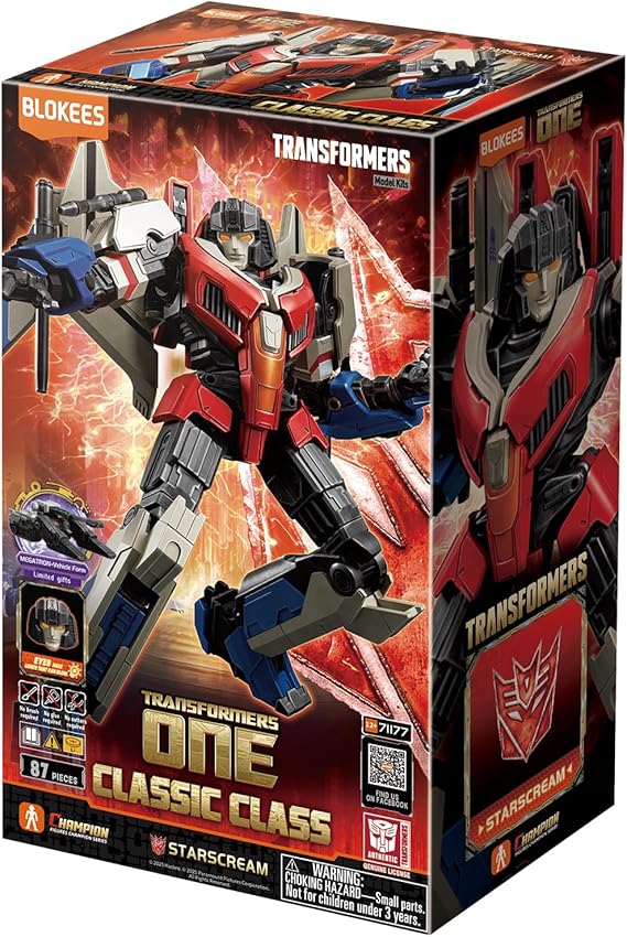 BLOKEES TRANSFORMERS CLASSIC CLASS 16 TRANSFORMERS ONE STARSCREAM
