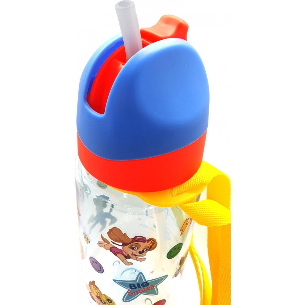 PAW PATROL WATER BOTTLE WITH STRAW 420ML BIG SMILE