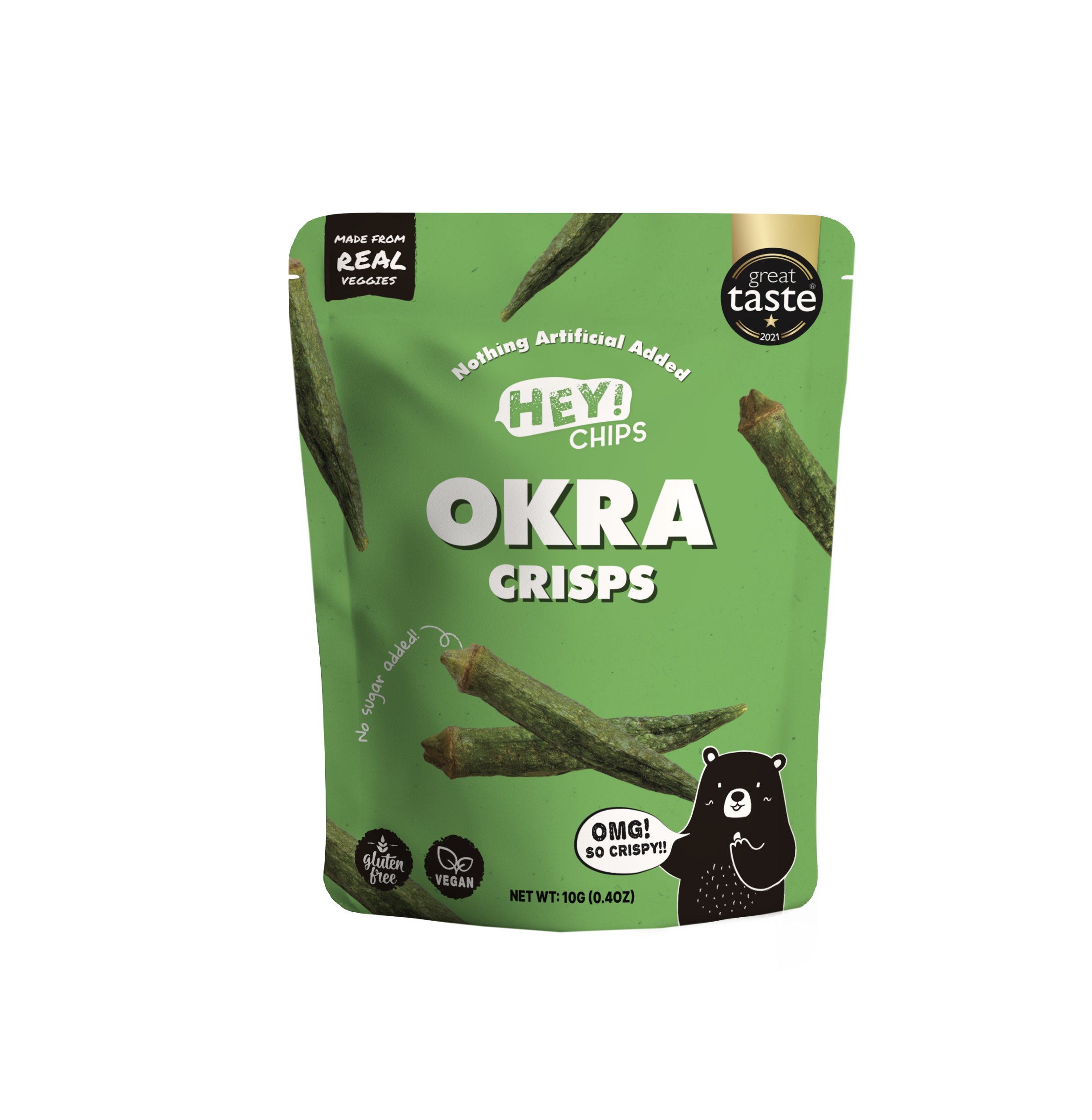 Hey Chips Okra Crisps 10g