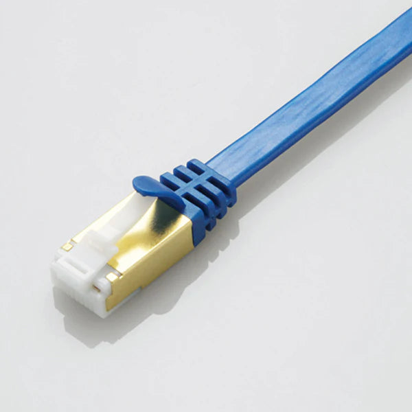 Elecom LD-TWSFT CAT7 LAN Cable, 3.3 ft (1 m)