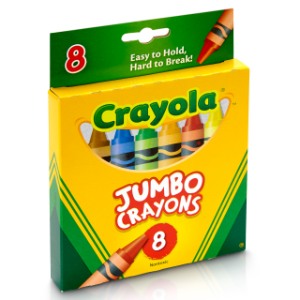 Crayola Jumbo Crayons 8's 520389