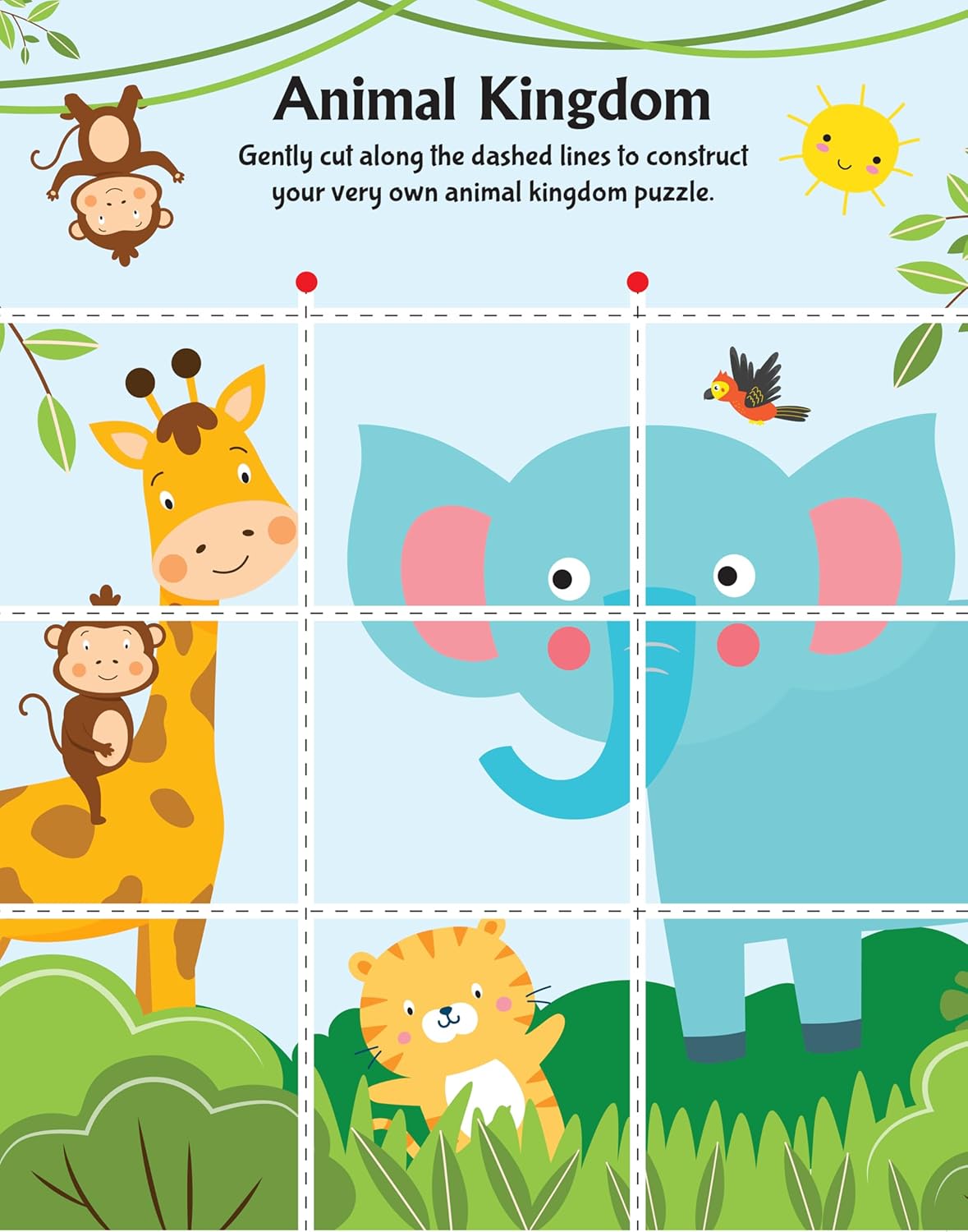 Scissors Skills Activity Book - Animal Friends