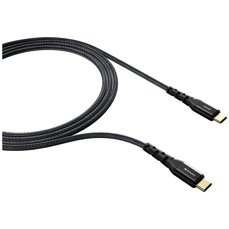Verbatim VM66820 Touch Max PD3.1 C-C 240W Cable 1.2M - Black