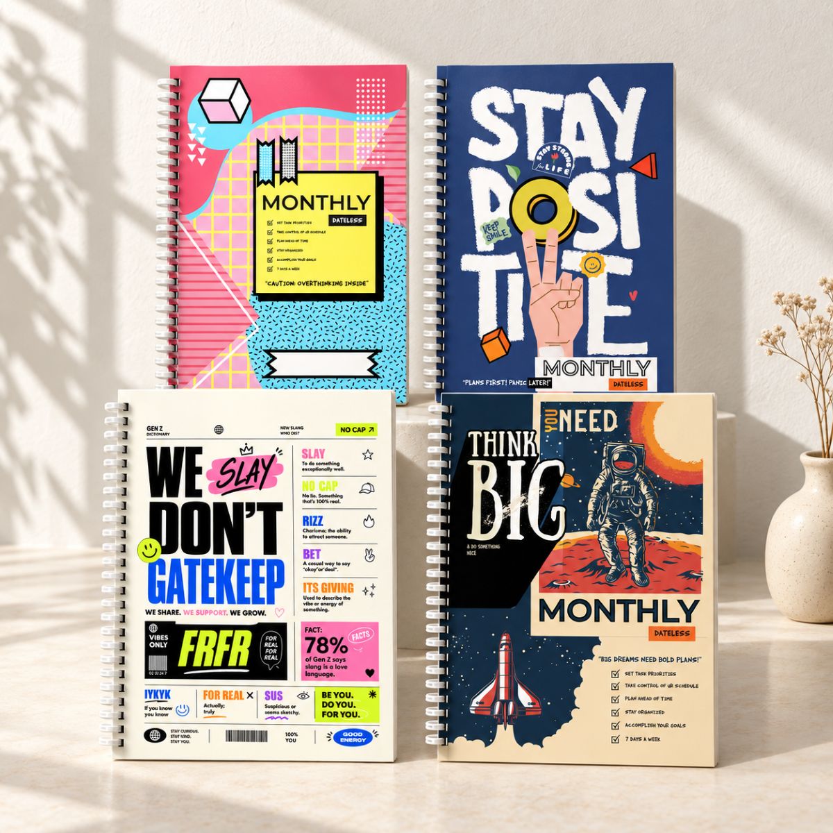 Undated Planner Notebook'26 A5 - Space