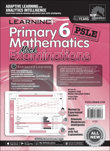 LEARNING+ Primary 6 Mathematics Mock Examinations