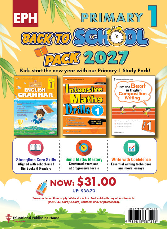 Primary 1 Back To School Pack 2027