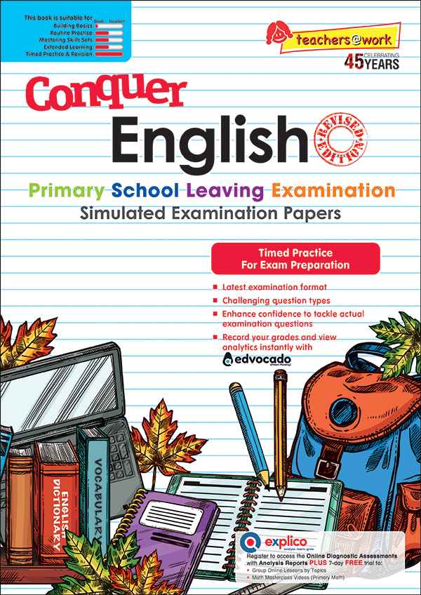 PSLE Conquer English Simulated Examination Papers - 3rd Edition