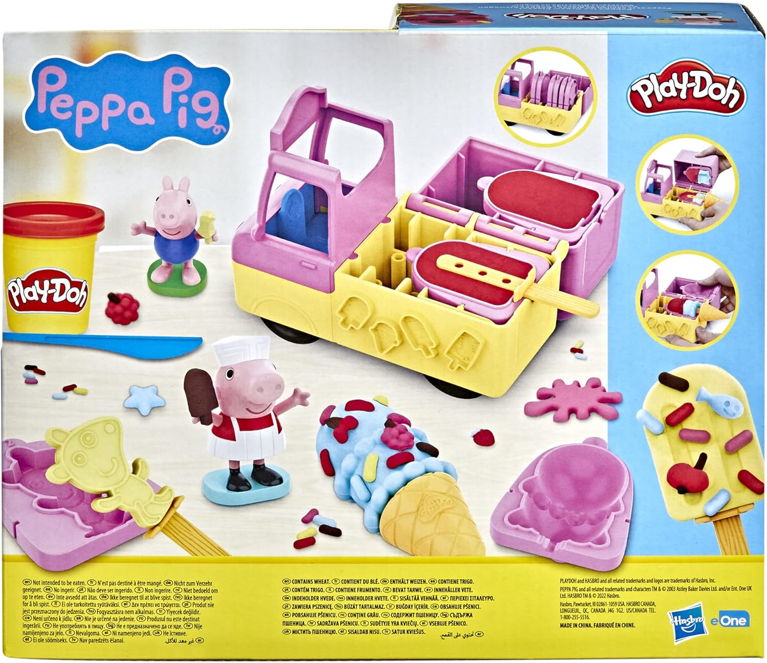 HASBRO PLAYDOH PEPPAS ICE CREAM PLAYSET