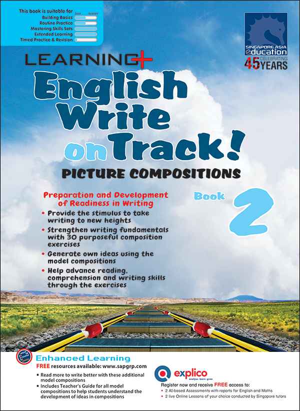 Primary 2 LEARNING+ English Write on Track! PICTURE COMPOSITIONS Book ...