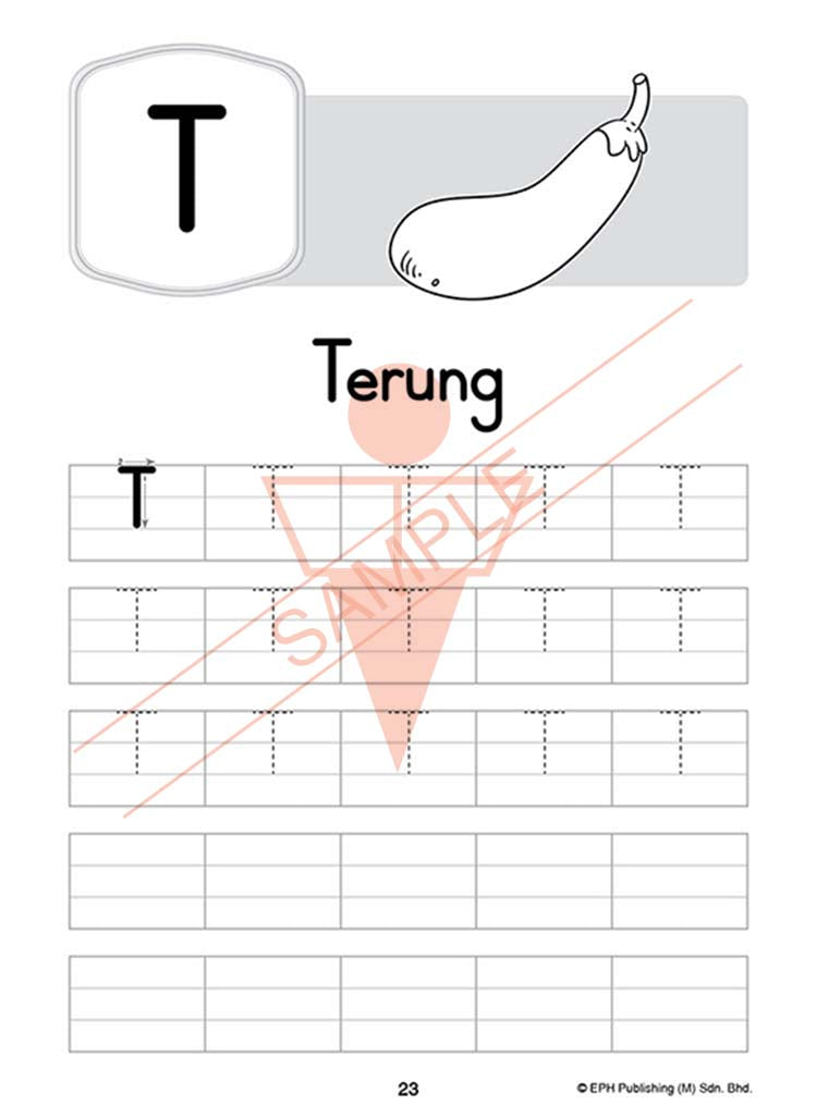 Nursery Keriangan Menulis - Huruf Besar