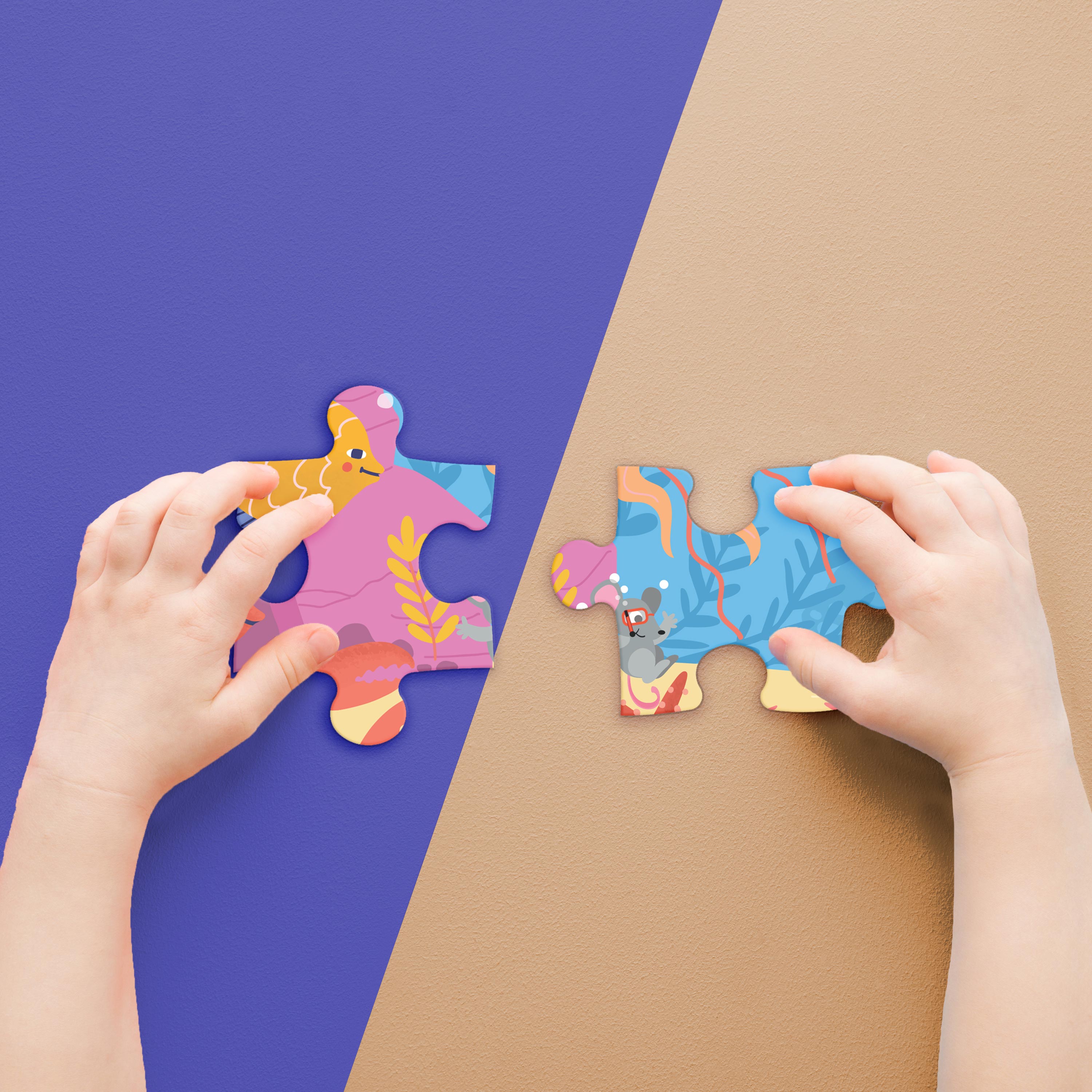 JR JIGSAW CARRY N PLAY PUZZLE UNDER THE SEA