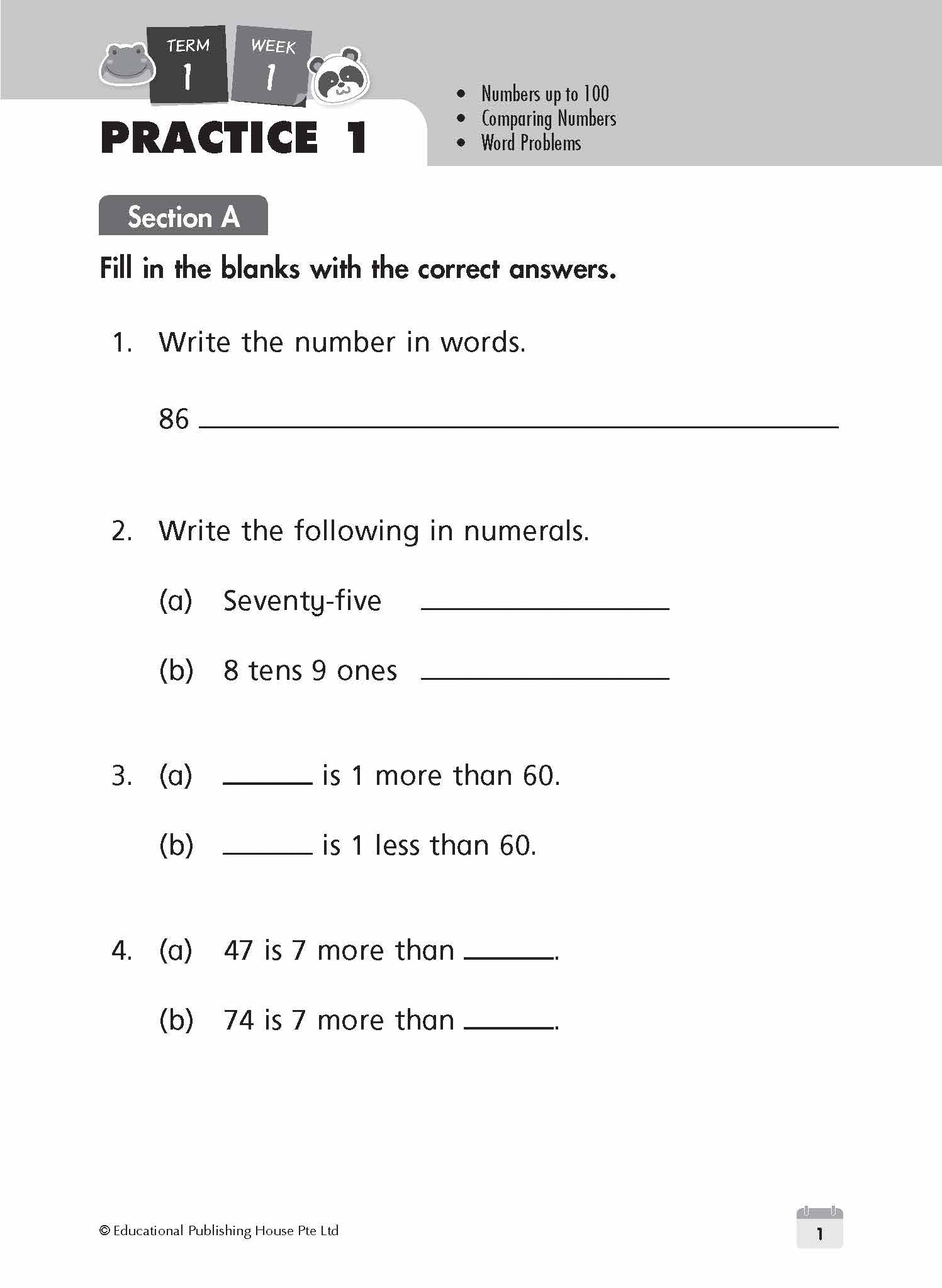 Primary 2 Maths Weekly Revision (4th Edition)