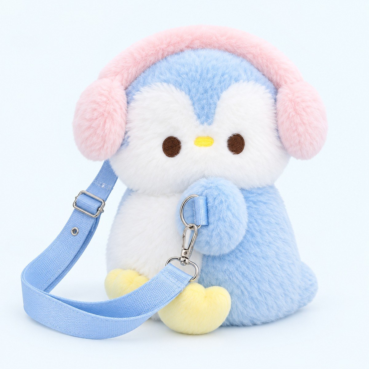  2-In-1 Plush Backpack & Sling Bag - Penguin 