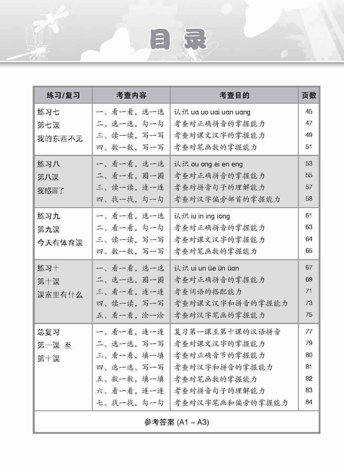 Primary 1A Higher Chinese Topical Lesson Exercises / 小学一年级高级华文课文练习 1A
