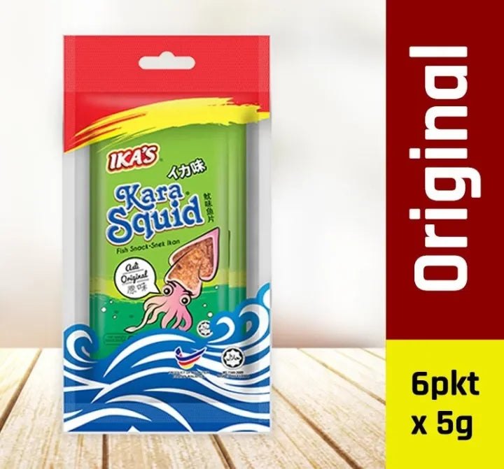 Ika's Squid Snack Original 5g X 6