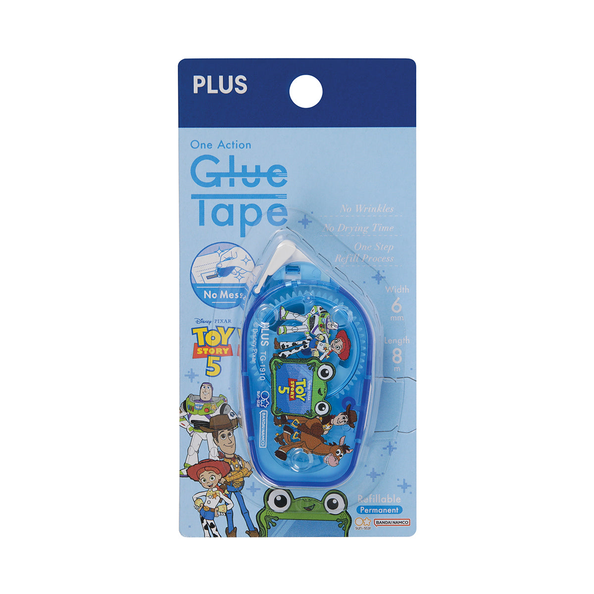 PLUS Toy Story One Action Glue Tape Light Blue