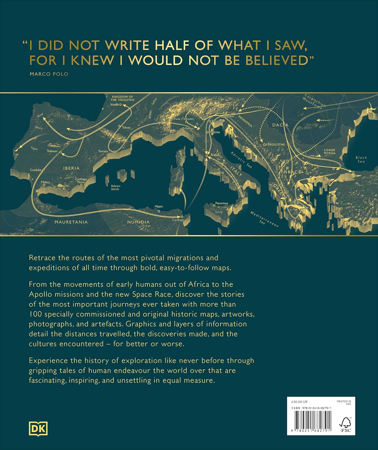 Exploration Map by Map : From Migrations and Encounters to Voyages and Discoveries (Dk History Map by Map) (Hardcover)