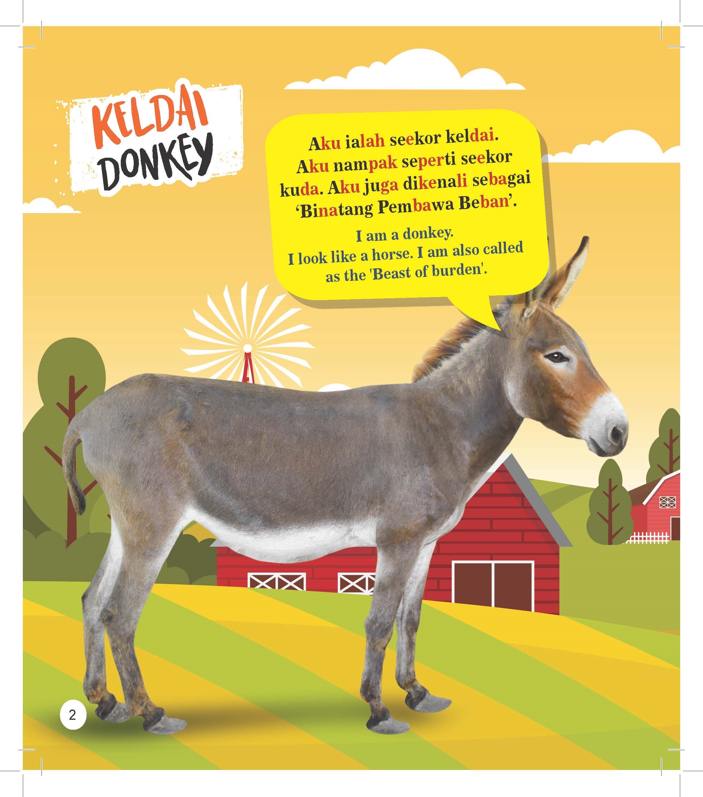 Trivia Kanak-kanak Tentang Haiwan Ternakan Dan Burung Dwibahasa