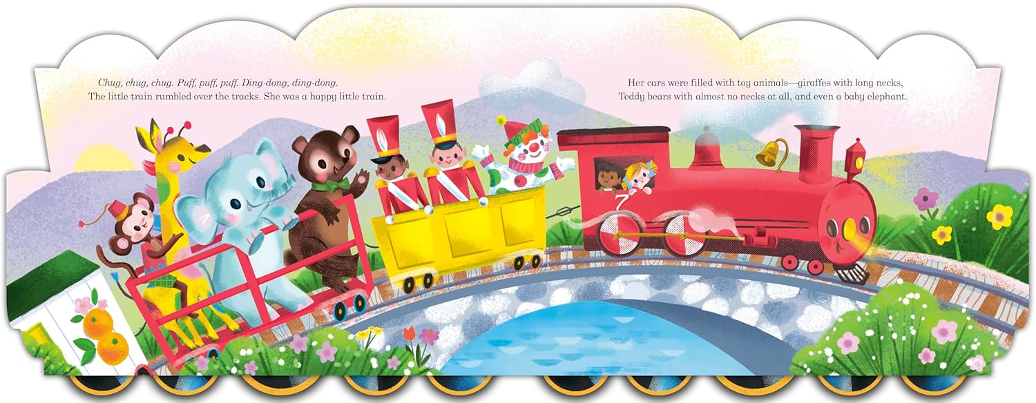 Little Engine That Could (book W Wheels) (Board Book)