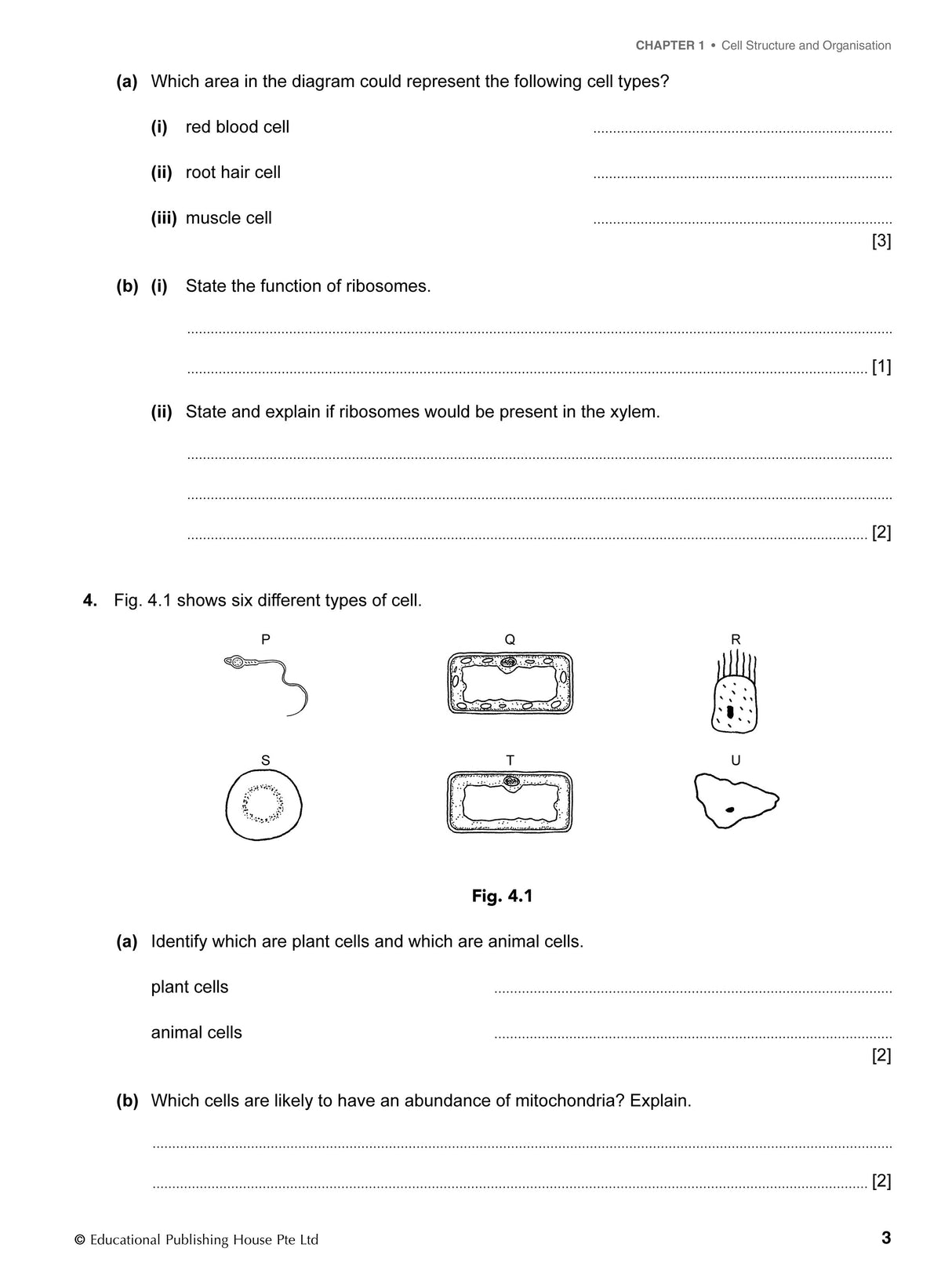 S3/4 G3 Biology 1000+ Structured & Free Response Questions