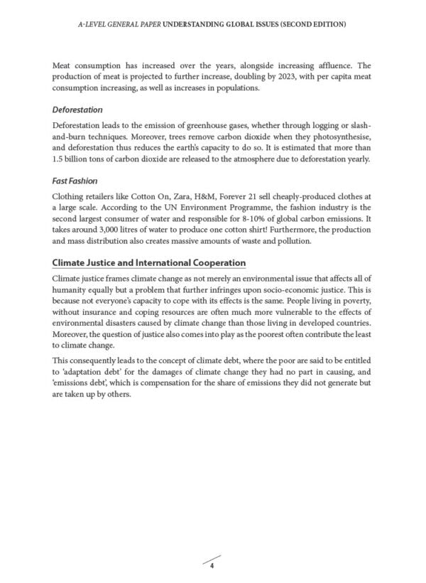 A-Level General Paper Understanding Global Issues (Second Edition)