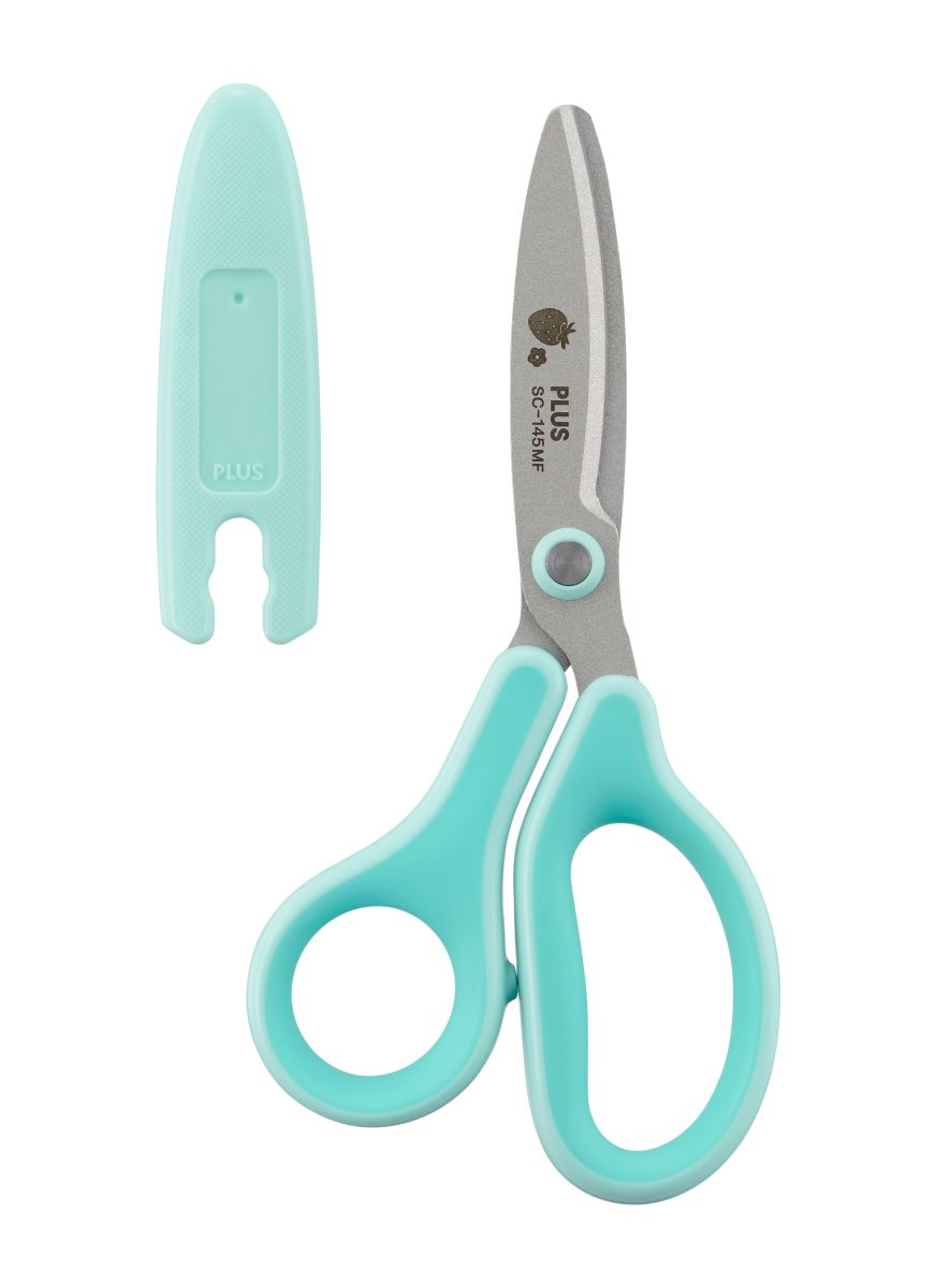 PLUS FCC JR SCISSORS FRUIT SC-145MF-LE GR PC-34130