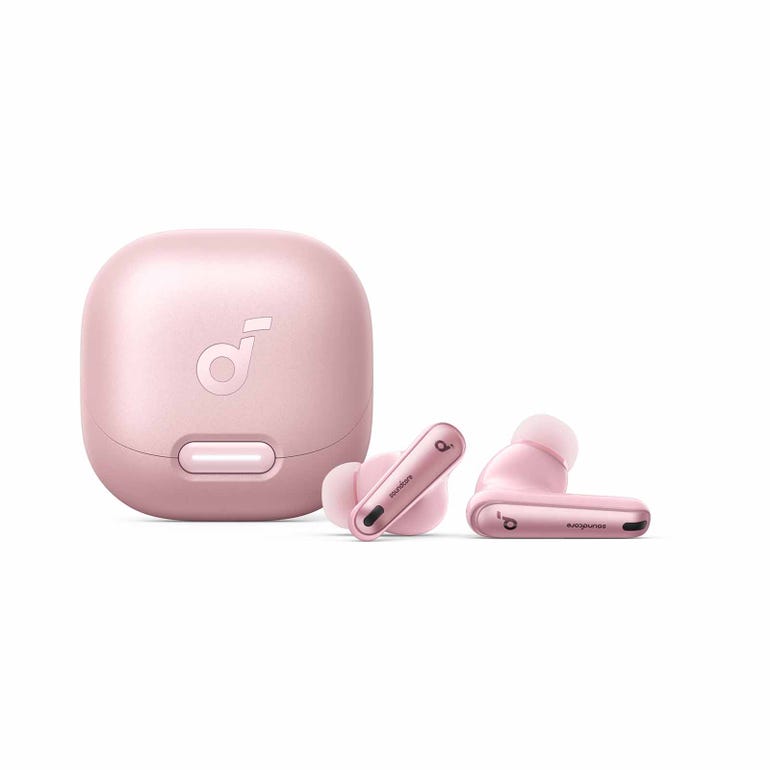 Soundcore Liberty 4 NC Earbuds Pastel Pink