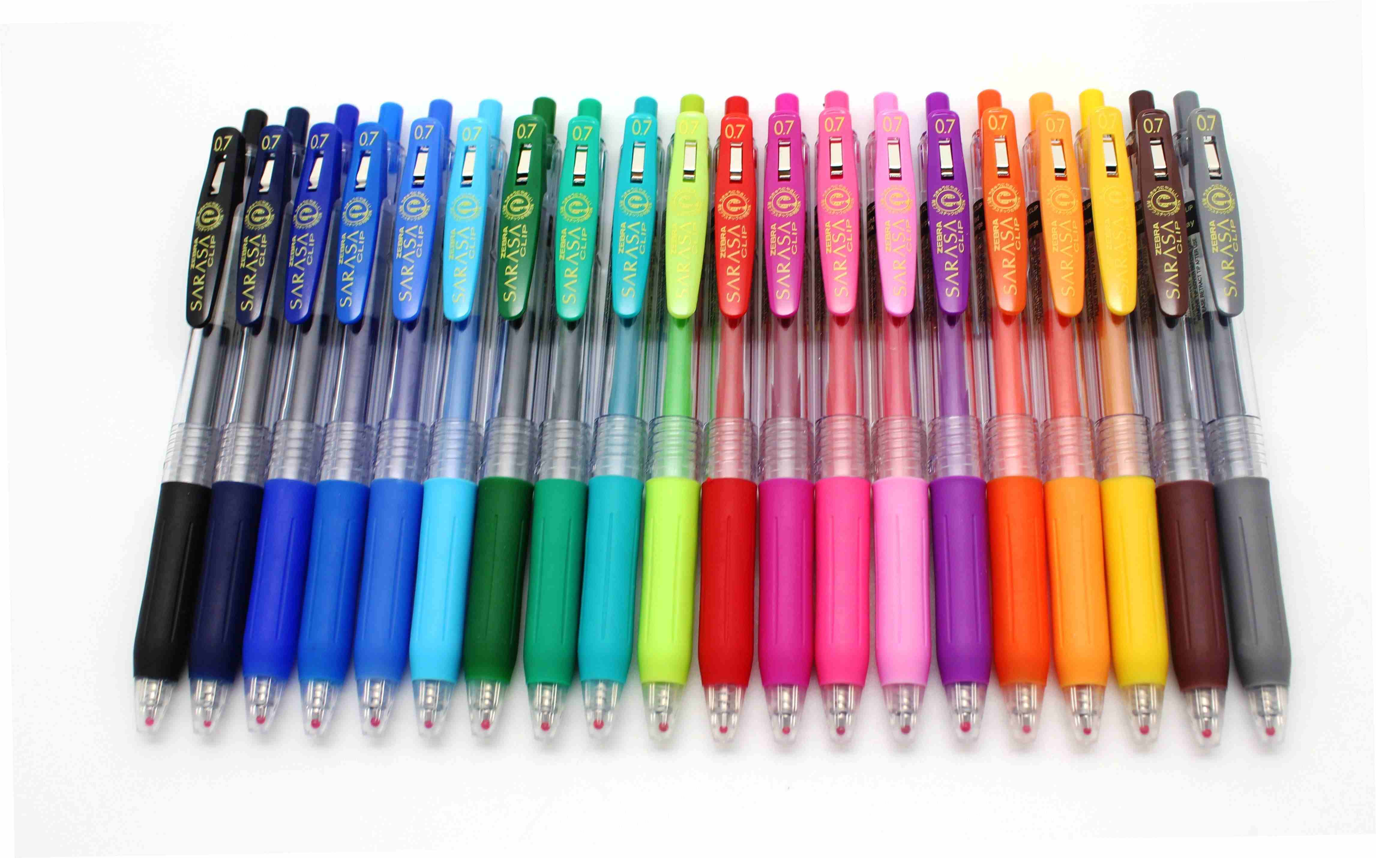Zebra Sarasa Clip Gel Pen 0.5mm - Brown