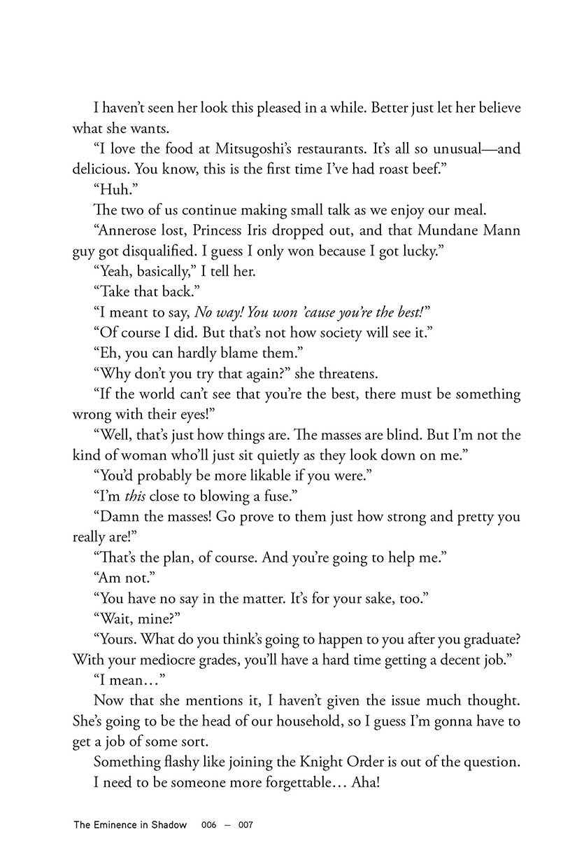 The Eminence In Shadow 03 (Light Novel)