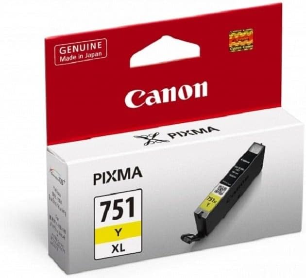 Canon CLI-751Y XL Original Yellow High Yield Ink Cartridge