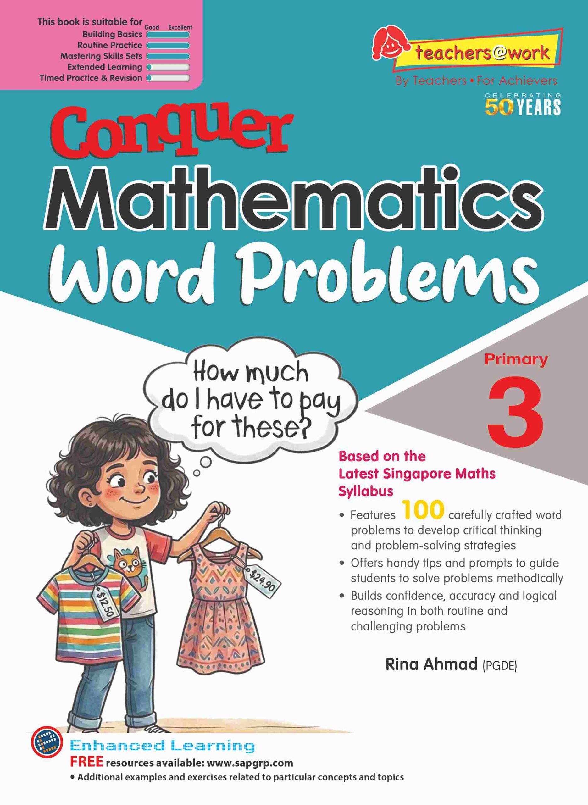 Conquer Mathematics Word Problems Primary 3