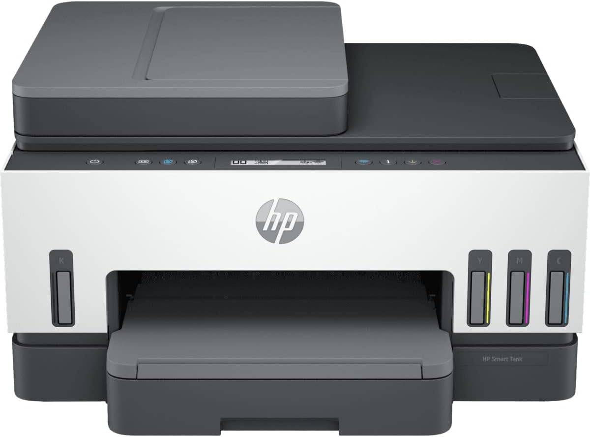 HP Smart Tank 750 - A4 All-in-One Wireless Smart Tank Color Duplex Printer. 2-sided print. black and white color