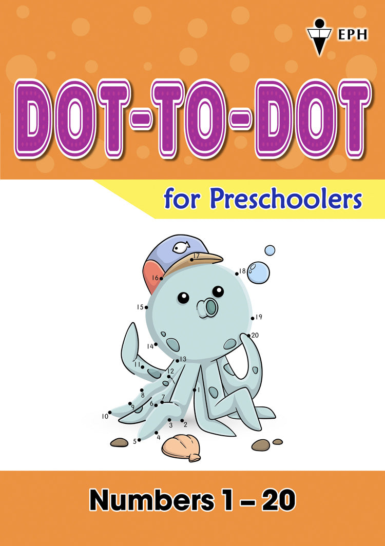 Nursery Dot-to-Dot for Preschoolers - Numbers 1-20