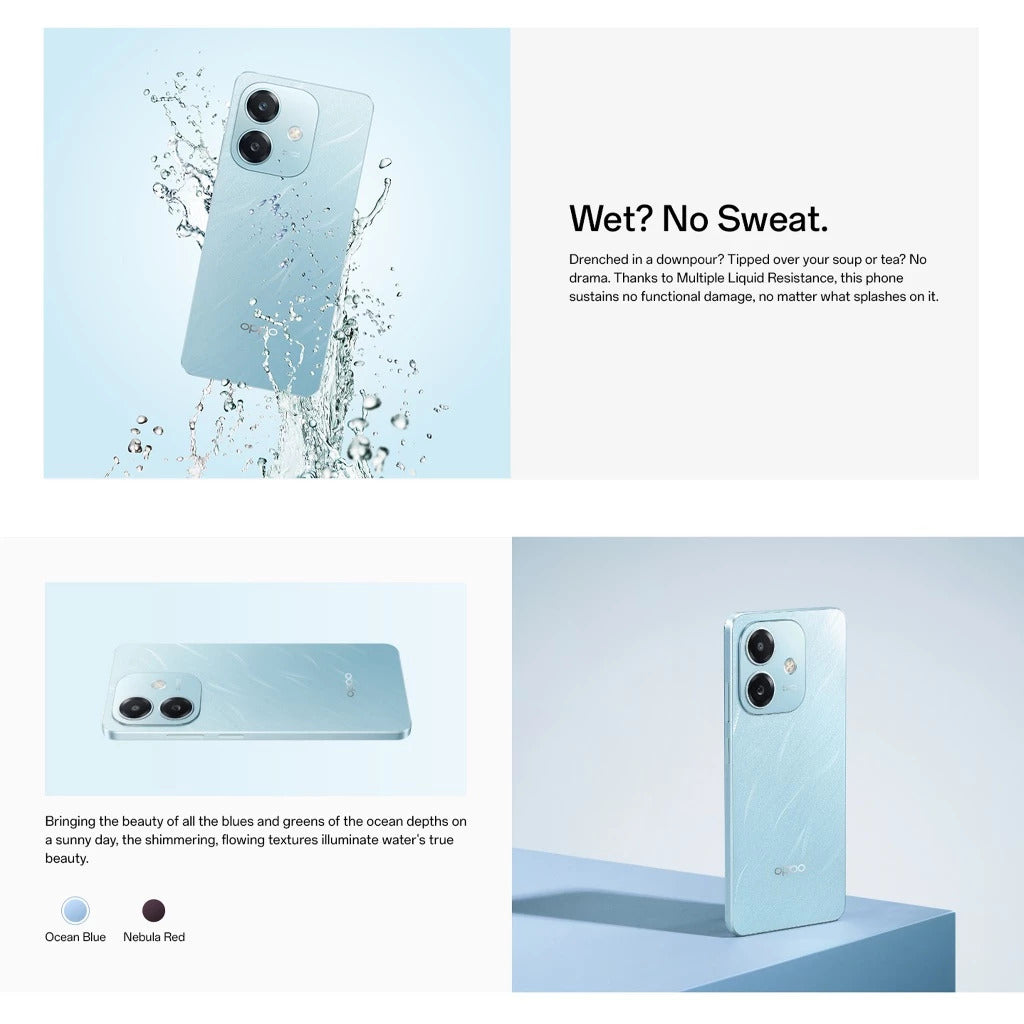 OPPO A3X (4+128GB) - Ocean Blue