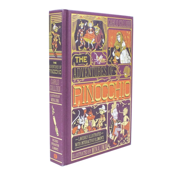 The Wonderful Wizard of Oz and The Adventures of Pinocchio - Minalima Edition 2 Books Collection Set