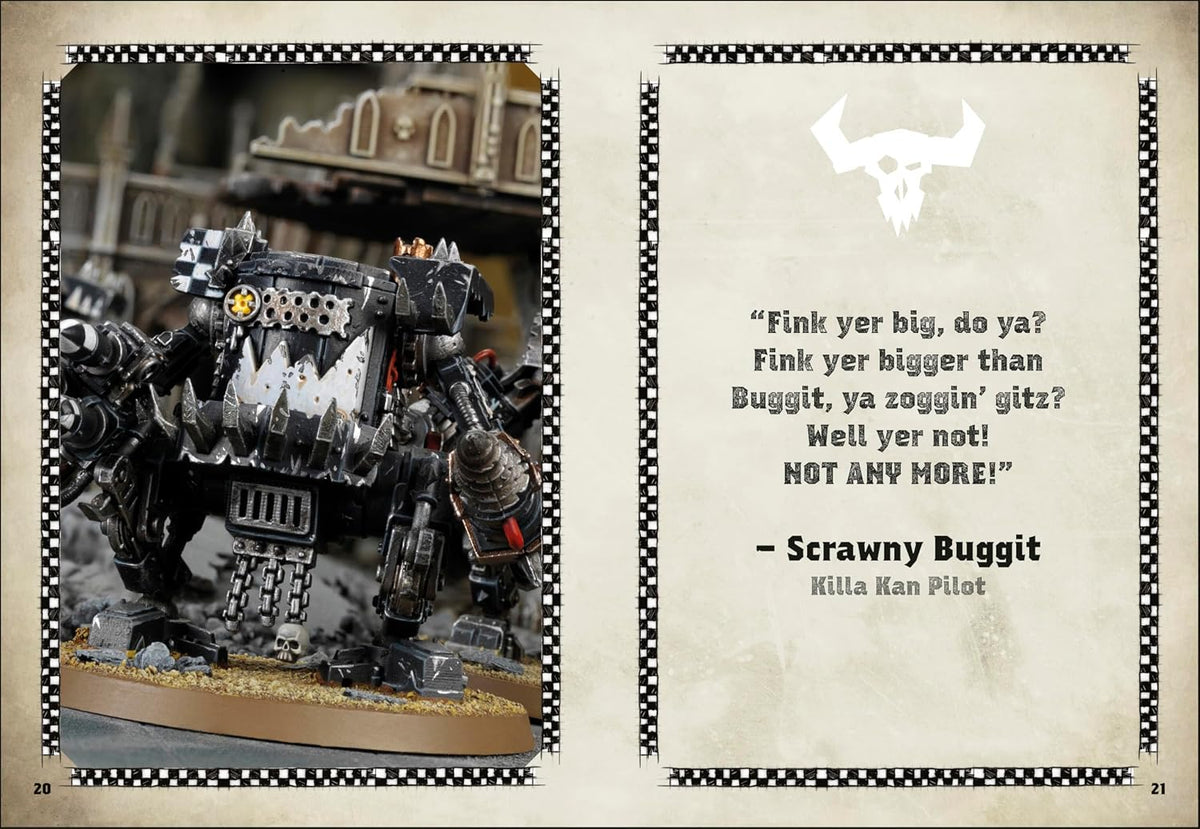 Warhammer 40,000 Words of Waaagh!: The Miniature Book of Ork Quotes (Hardcover)